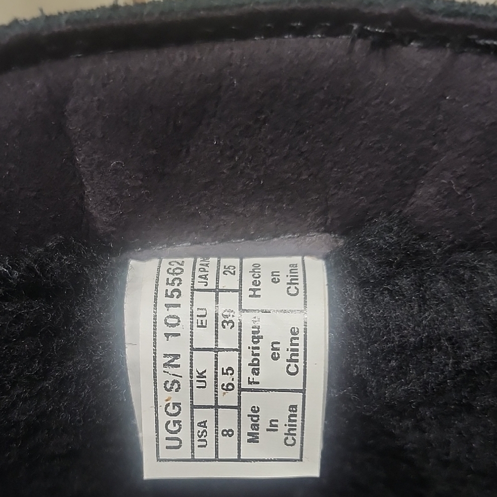 UGG Black Feathered Winter Boots - Picture 4 of 8